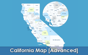 Interactive Map of California [Advanced]