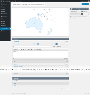 Interactive Map of Oceania WordPress Plugin