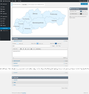 Interactive Map of Slovakia WordPress Plugin