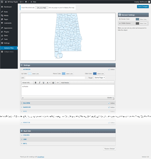 Interactive Map of Alabama WordPress Plugin