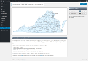 Interactive Map of Virginia WordPress Plugin