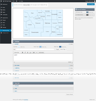 Interactive Map of Wyoming WordPress Plugin