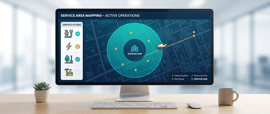 Service Area Maps: Showing Coverage for Mobile Businesses