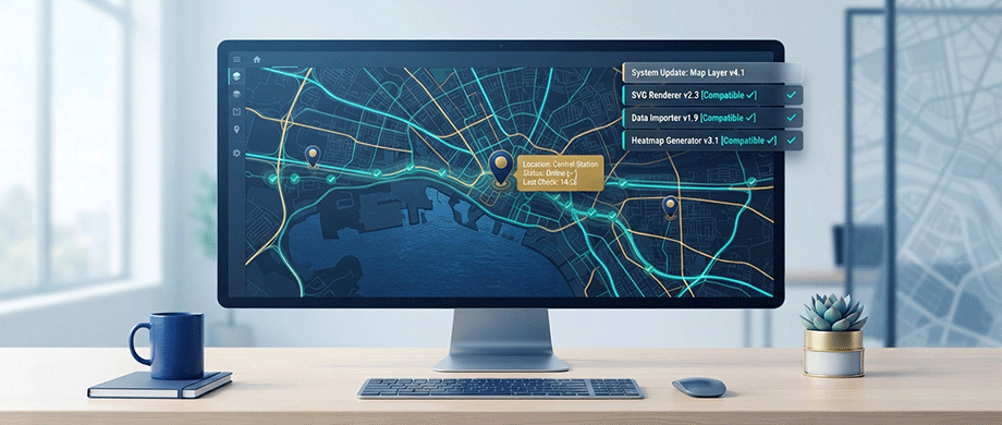 Maintaining Interactive Map Elements