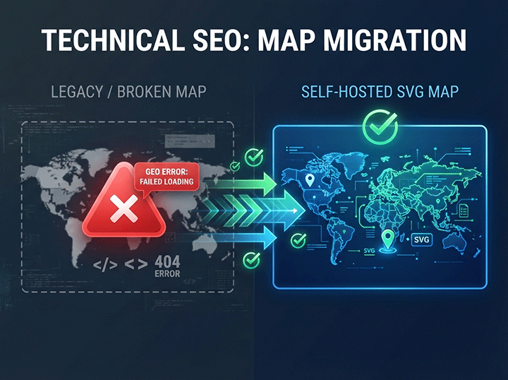 Google Maps Embed Errors and API Changes: How to Migrate to a Self-Hosted SVG Map Without Losing SEO