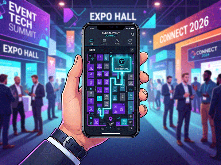 Interactive Venue Maps for Events and Conferences: Exhibitor Directories, Floor Plans, and Attendee Wayfinding