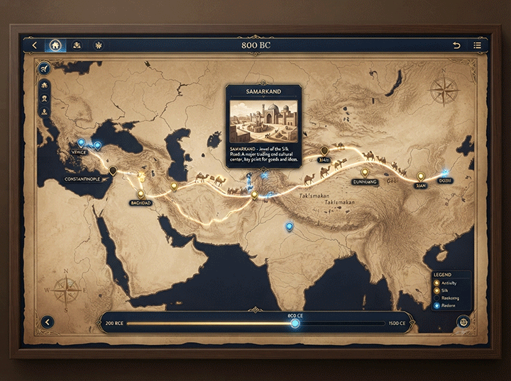Mapping History: Using Interactive World Maps for Educational Sites