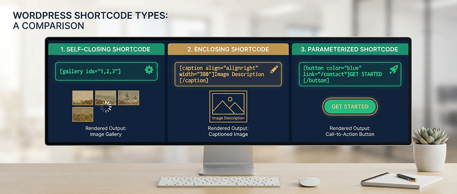 The Three Types of Shortcodes
