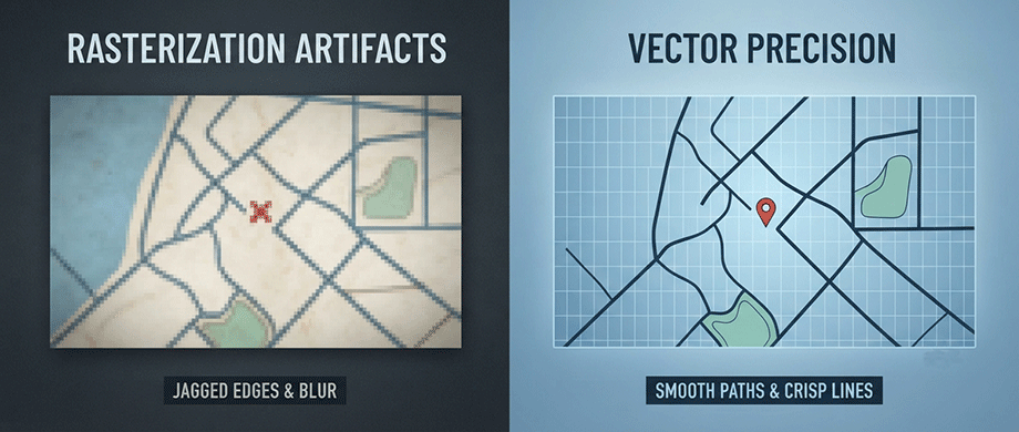 The Technical Limitations of Static Map Images