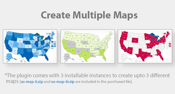 Create Multiple Maps
