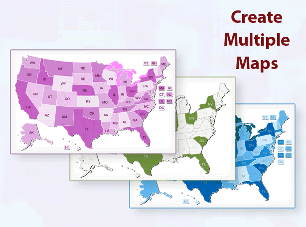 create multiple maps