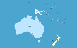 Interactive Oceania Map WordPress Plugin