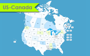 Interactive US-Canada Map WordPress Plugin