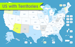 Interactive US Map with Territories WordPress Plugin