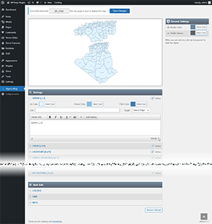 Interactive Map of Algeria WordPress Plugin