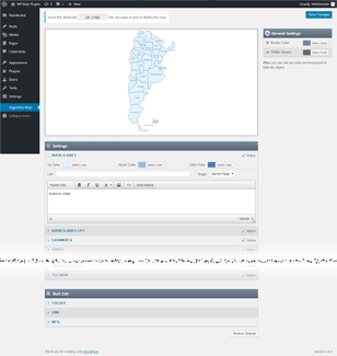 Mapa Interactivo de Argentina Plugin de WordPress