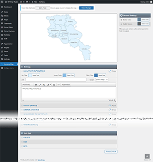 Interactive Map of Armenia WordPress Plugin