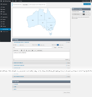 Interactive Map of Australia WordPress Plugin