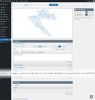 Interactive Map of Croatia WordPress Plugin