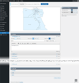 Interactive Map of Egypt WordPress Plugin