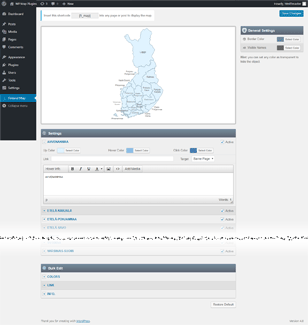 Interactive Map of Finland WordPress Plugin