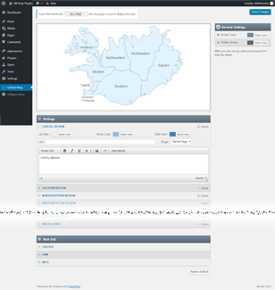 Interactive Map of Iceland WordPress Plugin