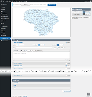 Interactive Map of Lithuania WordPress Plugin