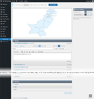 Interactive Map of Pakistan WordPress Plugin