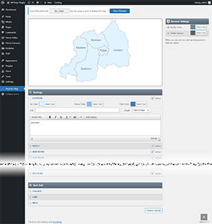 Interactive Map of Rwanda WordPress Plugin
