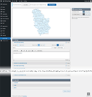 Interactive Map of Serbia WordPress Plugin