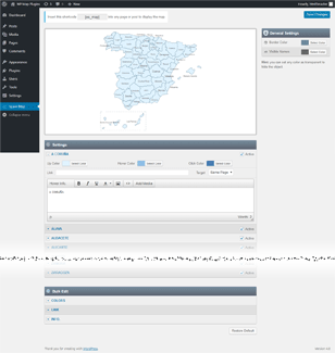 Mapa Interactivo de España Plugin de WordPress