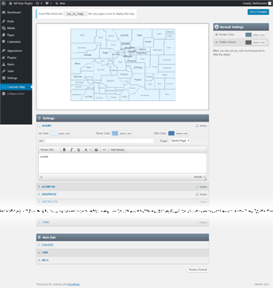 Interactive Map of Colorado WordPress Plugin