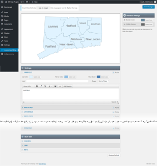 Interactive Map of Connecticut WordPress Plugin