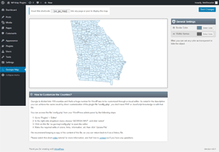 Interactive Map of Georgia WordPress Plugin