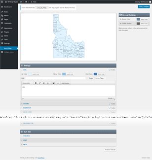 Interactive Map of Idaho WordPress Plugin