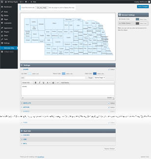 Interactive Map of Nebraska WordPress Plugin