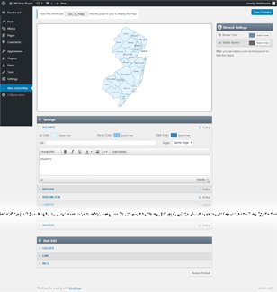 Interactive Map of New Jersey WordPress Plugin