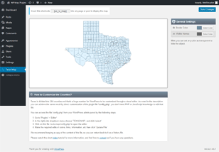 Interactive Map of Texas WordPress Plugin