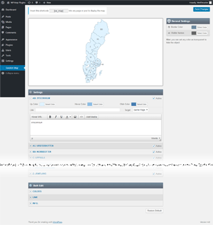 Interactive Map of Sweden WordPress Plugin