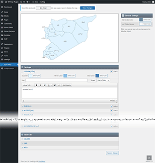 Interactive Map of Syria WordPress Plugin