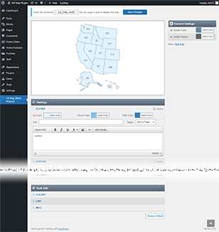 Interactive Map of the Western Region of the US WordPress Plugin