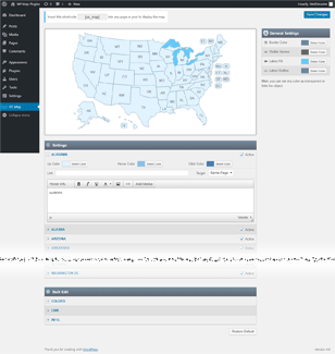Interactive US Map WordPress Plugin